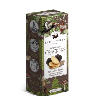 Artisan Vegan Crackers with Black Truffle