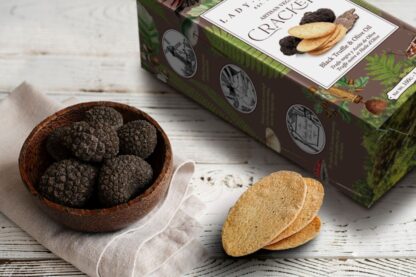 Artisan Vegan Crackers with Black Truffle