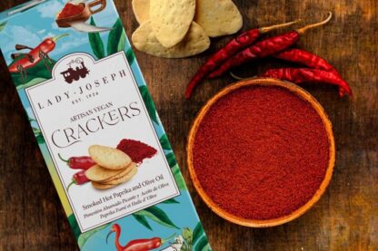 Vegan Crackers with Smoked Hot Paprika