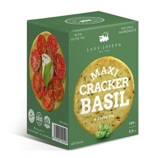 Maxi Cracker with basil and olive oil